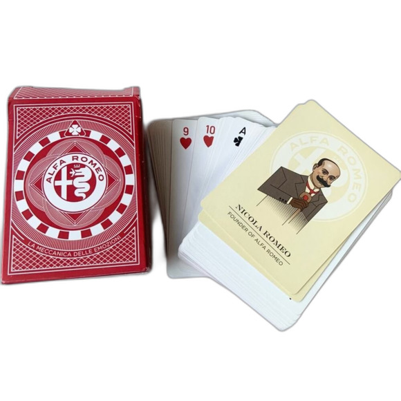 Alfa Romeo Playing Cards Deck Car Memorabilia Collector Edition - Picture 3 of 12